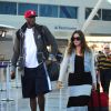 Khloé Kardashian et son mari Lamar Odom à l'aéroport de New York, le 19 juin 2012