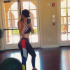 Khloé Kardashian s'entraîne dur pour sculpter son corps de rêve. Photo publiée sur sa page Instagram à l'été 2016