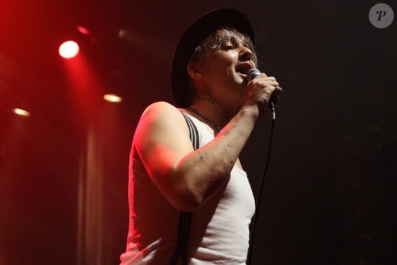 Pete Doherty en concert au Bataclan à Paris le 16 novembre 2016.