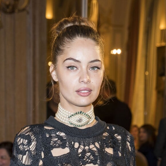 Marie-Ange Casta au défilé Chanel Métiers d'Art 2016/2017 à l'hôtel Ritz à Paris le 6 décembre 2016. © Olivier Borde / Bestimage