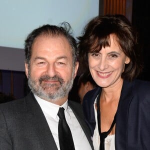 Exclusif - Denis Olivennes et Inès de la Fressange à la soirée des Distinctions de la FIDH (Fédération Internationale des Droits de l'Homme) à l'Hôtel de Ville à Paris, le 6 décembre 2016. © Guirec Coadic/Bestimage