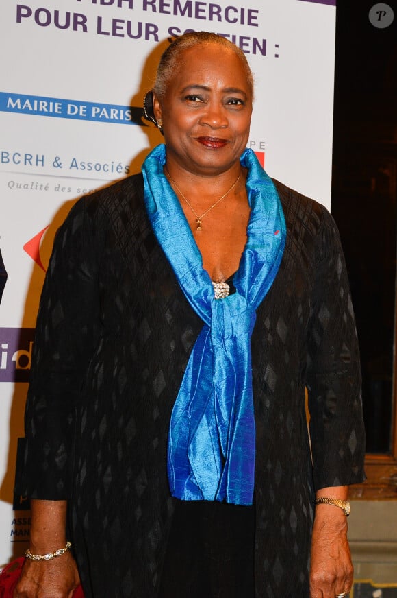 Exclusif - Barbara Hendrix à la soirée des Distinctions de la FIDH (Fédération Internationale des Droits de l'Homme) à l'Hôtel de Ville à Paris, le 6 décembre 2016. © Guirec Coadic/Bestimage