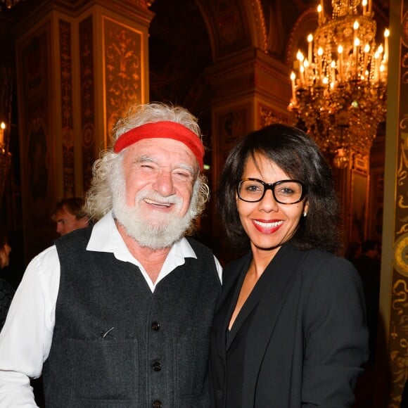 Exclusif - Daniel Herrero et Audrey Pulvar à la soirée des Distinctions de la FIDH (Fédération Internationale des Droits de l'Homme) à l'Hôtel de Ville à Paris, le 6 décembre 2016. © Guirec Coadic/Bestimage