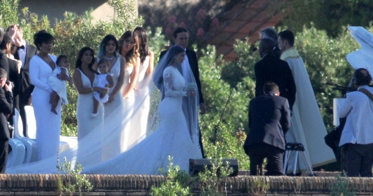 Exclusif Mariage De Kim Kardashian Et Kanye West Au Fort Belvedere à Florence En Italie Le 24 