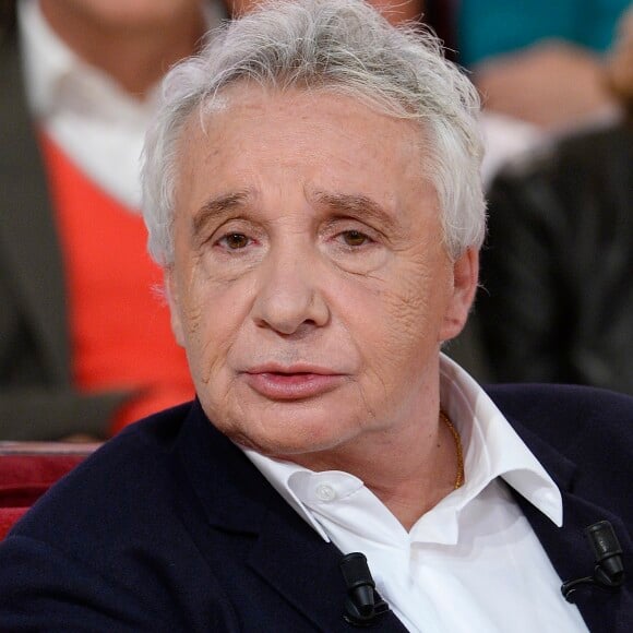 Michel Sardou - Enregistrement de l'émission " Vivement Dimanche " Spéciale Les enfants du Top 50, le 8 octobre 2014.