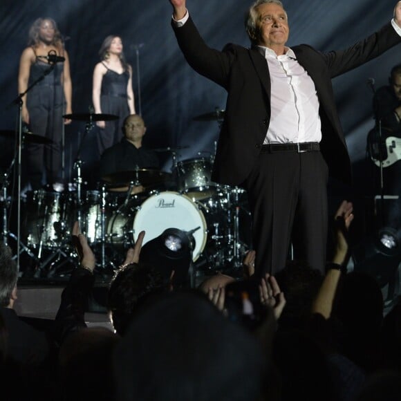 Michel Sardou en concert à l'Olympia, à Paris le 7 juin 2013.