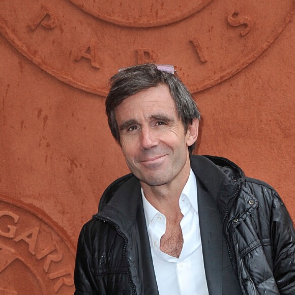 David Pujadas au village des Internationaux de France de tennis de Roland Garros à Paris le 4 juin 2014.