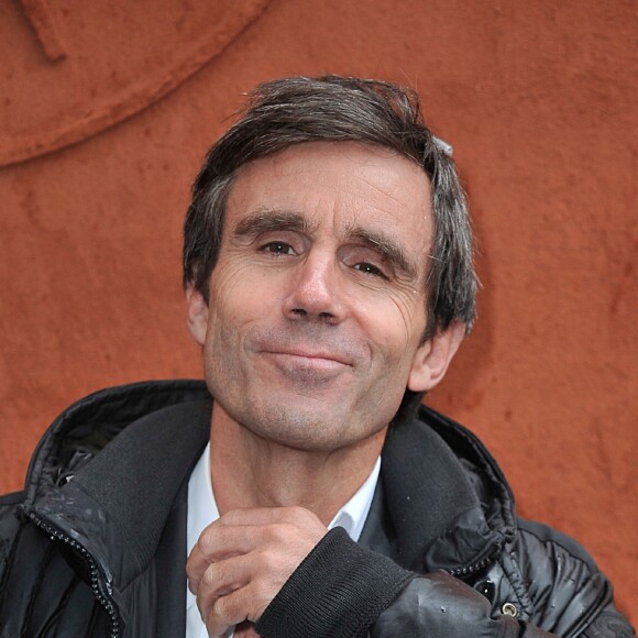 David Pujadas au village des Internationaux de France de tennis de Roland Garros à Paris le 4 juin 2014. P