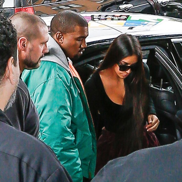 Kanye West et Kim Kardashian à New York, le 3 octobre 2016.
