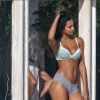 Lais Ribeiro participe à un photoshoot pour Victoria's Secret près de Miami, le 13 décembre 2016.