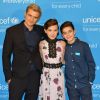 Orlando Bloom, Millie Bobby Brown et Mustafa Al Said - Soirée de gala des 70 ans de l'UNICEF à New York le 12 décembre 2016.