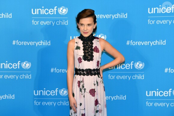 Millie Bobby Brown - Soirée de gala des 70 ans de l'UNICEF à New York le 12 décembre 2016.