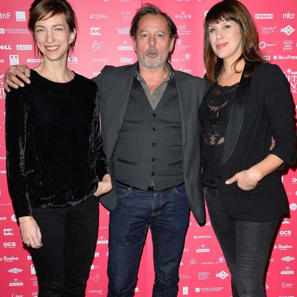 Emilie Caen, Christophe Alévêque et Serena Reinaldi - Soirée d'ouverture de la 12ème édition du Festival "Paris Courts Devants" au MK2 Bibliothèque à Paris le 29 novembre 2016.