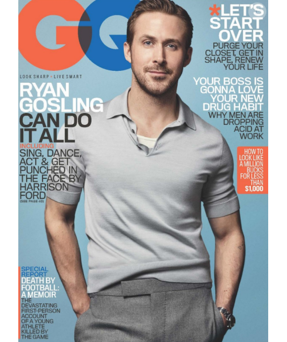 Le magazine GQ (édition américaine) - janvier 2017