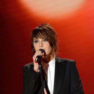 La chanteuse Zaz - Enregistrement de l'émission "Vivement Dimanche" à Paris le 04 novembre 2015