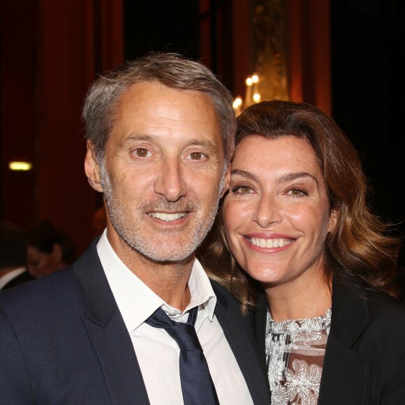 Antoine de Caunes et sa femme Daphné Roulier - Dîner d'ouverture au Casino de Deauville du 42e Festival du cinéma Américain de Deauville après la projection du film d'ouverture 'Infiltrator' à Deauville, le 2 Septembre 2016.© Denis Guignebourg/Bestimage