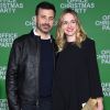 Jimmy Kimmel et sa femme Molly McNearney à la première de 'Office Christmas Party' au théâtre Regency Village à Westwood, le 7 décembre 2016