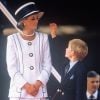 ARCHIVES - LA PRINCESSE LADY DIANA ET SON FILS LE PRINCE HARRY D'ANGLETERRE A LONDRES POUR LE 50EME ANNIVERSAIRE DE LA VICTOIRE DES ALLIES EN 1995