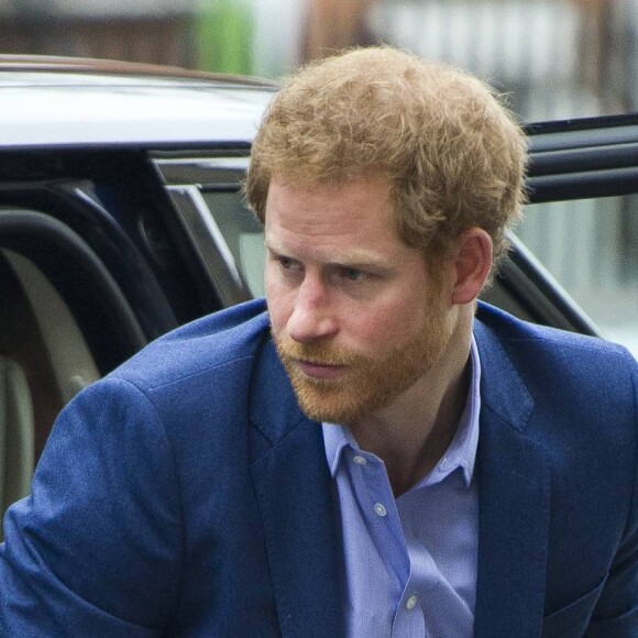 Le prince Harry - Arrivée à la fête de Noël de "Heads Together" à Londres. Le 19 décembre 2016
