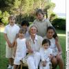 "MICHELE MORGAN" ET SES PETITS ENFANTS FIANCAILLES DE "WILLIAM MARSHALL" 06/07/2003 -