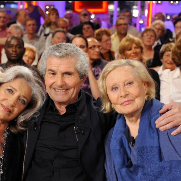EMISSION VIVEMENT DIMANCHE - FRANCOISE FABIAN, CLAUDE LELOUCH ET MICHELE MORGAN 15/09/2010 - paris