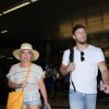 Hilary Duff et son compagnon Jason Walsh arrivent à l'aéroport Lax de Los Angeles le 14 novembre 2016