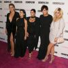 Khloe Kardashian, Kourtney Kardashian, Kim Kardashian enceinte, Kris Jenner, Kylie Jenner à la soirée du 50ème anniversaire de la revue féminine 'Cosmopolitan' à West Hollywood, le 12 octobre 2015
