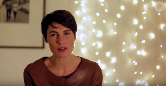 Alessandra Sublet passe un message pour la Sécurité Routière, décembre 2016