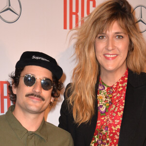 Daphné Bürki et son fiancé Gunther Love (Sylvain Quimène) - Avant-première du film "Iris" au cinéma Gaumont Champs-Elysées à Paris, le 14 novembre 2016. © Veeren/Bestimage