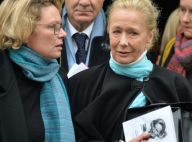 Brigitte Fossey soutenue par sa fille et son mari pour un ultime adieu à sa mère
