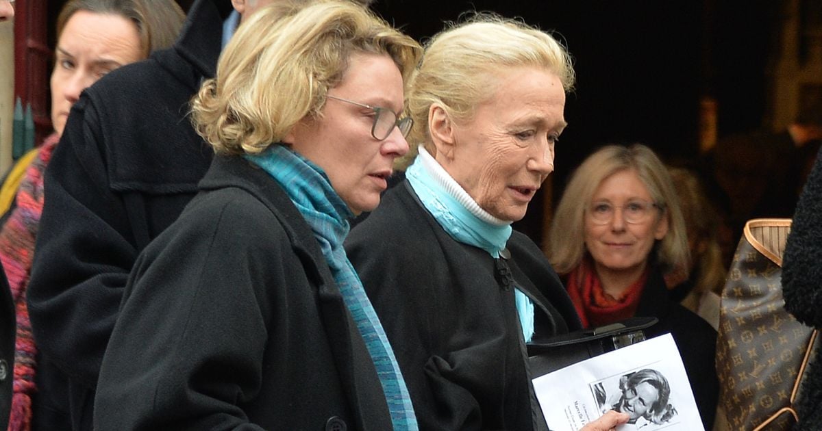 Fille De Brigitte Fossey Plus Belle La Vie Exclusif - Brigitte Fossey et sa fille Marie aux obsèques de Marcelle