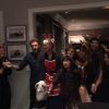 Johnny Hallyday a passé Noël avec ses proches et ses amis, à Los Angeles. Instagram, décembre 2016