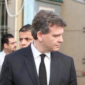 Guy Bedos et Arnaud Montebourg en visite dans la Casbah d'Alger, le 11 décembre 2016.