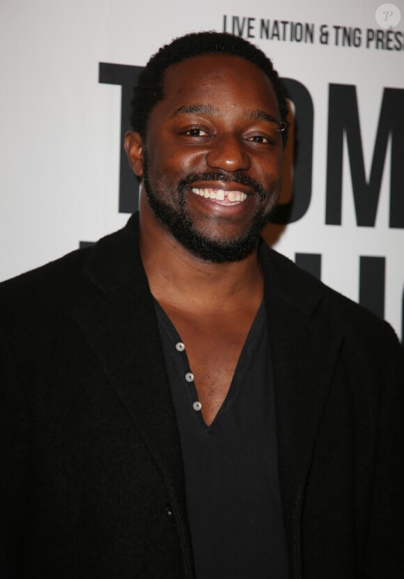 Sly Johnson - People à la générale du spectacle de Thomas N'Gijol au Théatre Dejazet à Paris le 27 octobre 2014.