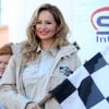 Adriana Karembeu est la marraine de la 9eme édition de l'Africa Eco Race 2017, un rallye au départ de Monaco pour Dakar. C'est elle qui a donné le départ en compagnie de Jean Louis Schlesser, l'un des organisateurs de ce rallye tout terrain africain, qui pour la seconde fois prend son départ depuis la Principauté sur le quai Antoine 1er, face au Stars'n'Bar le 31 décembre 2016. Les concurrents sont attendus le 14 janvier 2017 à Dakar après avoir traversés le Maroc, la Mauritanie et le Sénégal. © Bruno Bébert / Bestimage