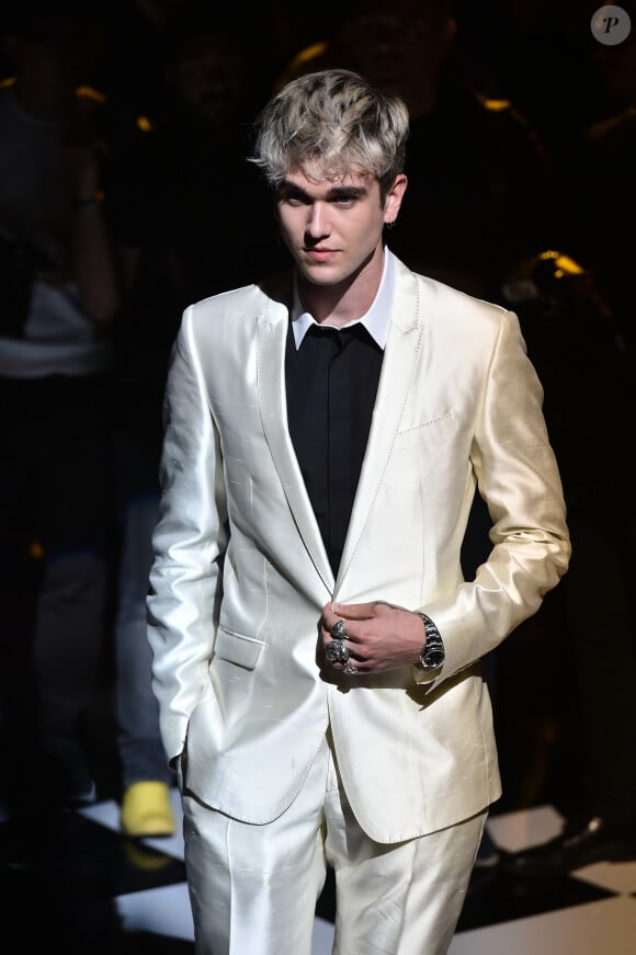 Gabriel-Kane Day-Lewis - People au défilé de mode hommes Dolce & Gabbana collection prêt-à-porter Printemps-Eté 2017 à Milan, le 18 juin 2016.