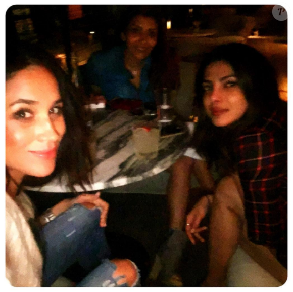 Meghan Markle retrouve Priyanka Chopra en Californie. Photo Instagram, décembre 2016.