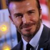 David Beckham, ambassadeur de bonne volonté de l'UNICEF illumine l'empire State Building pour les 70 ans de l'UNICEF le 12 décembre 2016.