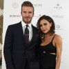 David Beckham et Victoria Beckham lors d'une nouvelle édition du Global Gift Gala à l'hôtel Corinthia à Londres, Royaume Uni, le 19 novembre 2016.
