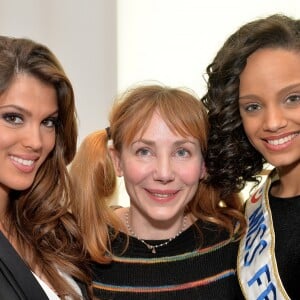 Iris Mittenaere ( Miss France 2016), Julie Depardieu et Alicia Aylies ( Miss France 2017) - Le parfum Angel de Thierry Mugler célèbre ses 25 ans au Grand Musée du Parfum à Paris le 5 janvier 2017. Pour l'occasion ANGEL a investi le jardin du magnifique Grand Musée du parfum afin de souffler ses 25 étoiles avec panache et grandeur. 450 cristaux Swarovski... 10 kg de poussières d'étoiles... 50 miniatures ANGEL et... 150 heures de travail auront été nécessaires pour concevoir ce jardin féérique. Des parapluies tel des lustres en cristal Swarovski extraordinaires, et une ambiance lumineuse différente le jour et la nuit ont émerveillé les invités. L'exposition aura lieu jusqu'au 19 février 2017. © Veeren/Bestimage