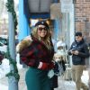 Exclusif - Mariah Carey fait ses derniers achats de Noël dans les boutiques Ermenegildo Zegna et Dolce & Gabbana à Aspen dans le Colorado le 24 décembre 2016