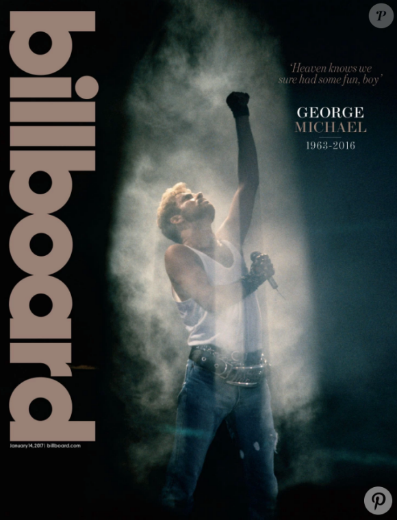 Le magazine Billboard consacre son dernier numéro à la mort de George Michael. Sortie dans les kiosques en janvier 2017