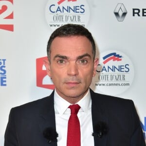 Yann Moix - Photocall de l'enregistrement de l'émission "On n'est pas couché" à la Villa Domergue de Cannes le 18 mai 2016.