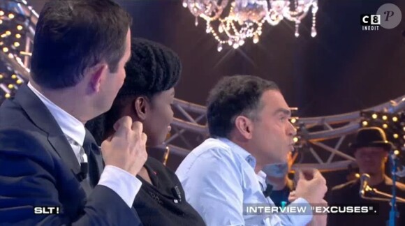 Yann Moix dans l'émission "Salut les terriens" le 7 janvier 2017