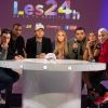 Le plateau du tournage de l'émission "Les 24h de la TV réalité", le 21 décembre 2016.