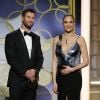 Chris Hemsworth et Gal Gadot lors des Golden Globe Awards 2017