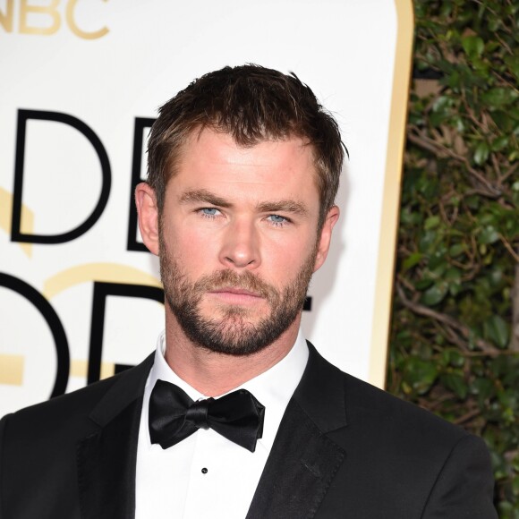 Chris Hemsworth lors des Golden Globe Awards à Beverly Hills, Los Angeles, Cle 8 janvier 2017.