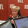 Mimie Mathy invitée de Marc-Olivier Fogiel sur RTL, le 10 janvier 2017