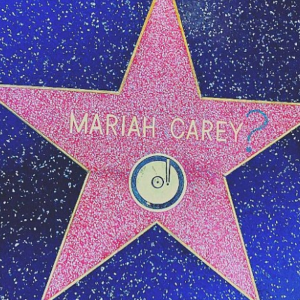 L'étoile de Mariah Carey vandalisée sur Hollywood Boulevard au cours du week-end du 7 et 8 janvier 2017. Photo publiée sur Instagram