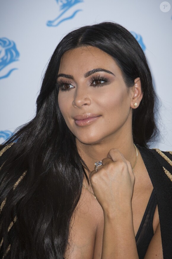 Kim Kardashian à Cannes le 24 juin 2015.